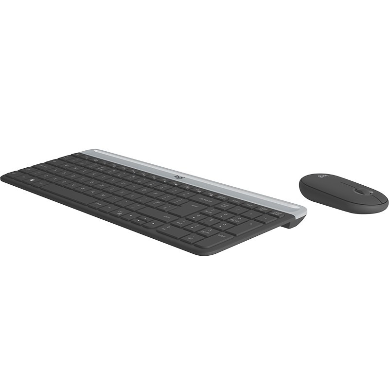Langaton näppäimistö ja hiiri Logitech MK470 Musta