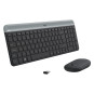 Langaton näppäimistö ja hiiri Logitech MK470 Musta