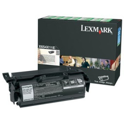Lexmark X654X11E Musta 36K Laserkasetti