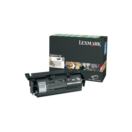 Lexmark X654X11E Musta 36K Laserkasetti
