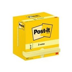 Viestilappu 76x127mm Keltainen Post-It Z-Notes /12 nidettä