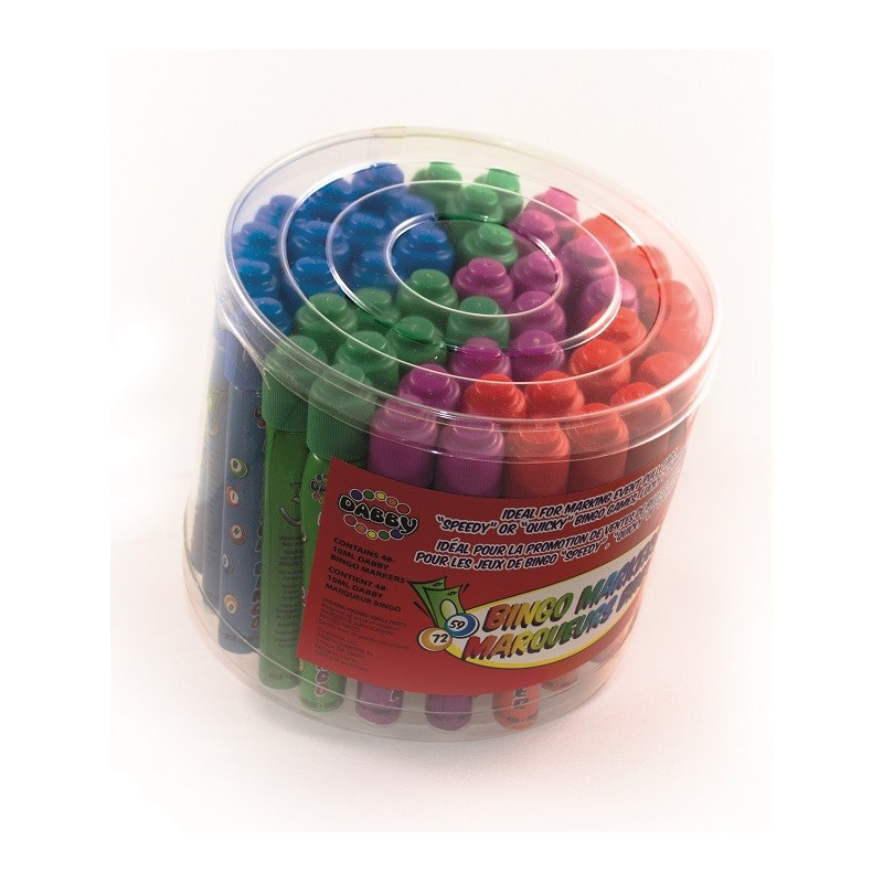 Bingokynät 48kpl värilajitelma Dabby