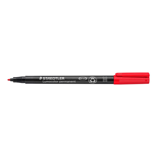 Merkintäkynä Lumocolor 1mm Punainen Permanent by Staedtler