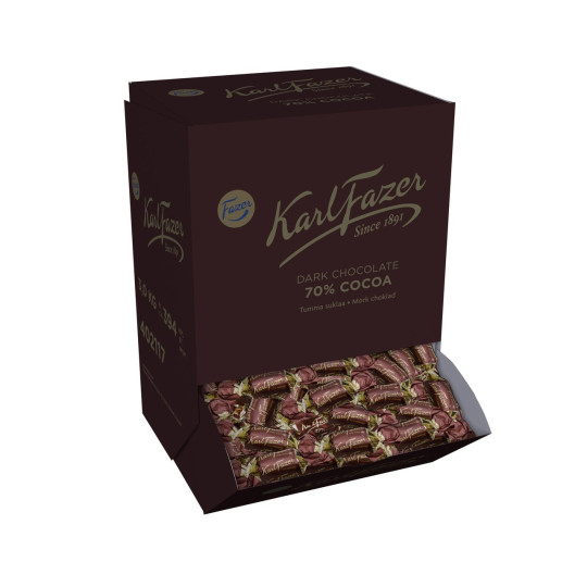 Suklaakonvehti 3kg Fazer Tumma 70%