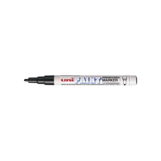 UNI PX-21 Musta Fine Paint Marker 0,8-1,2mm