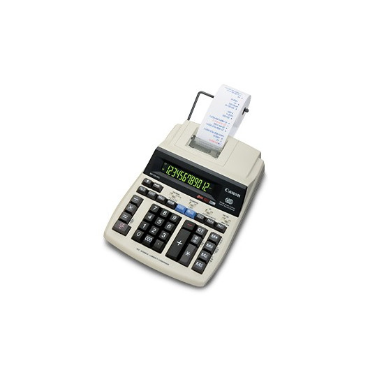 Nauhalaskin Canon MP120-MG - pienten toimistojen edullinen suosikkilaskin