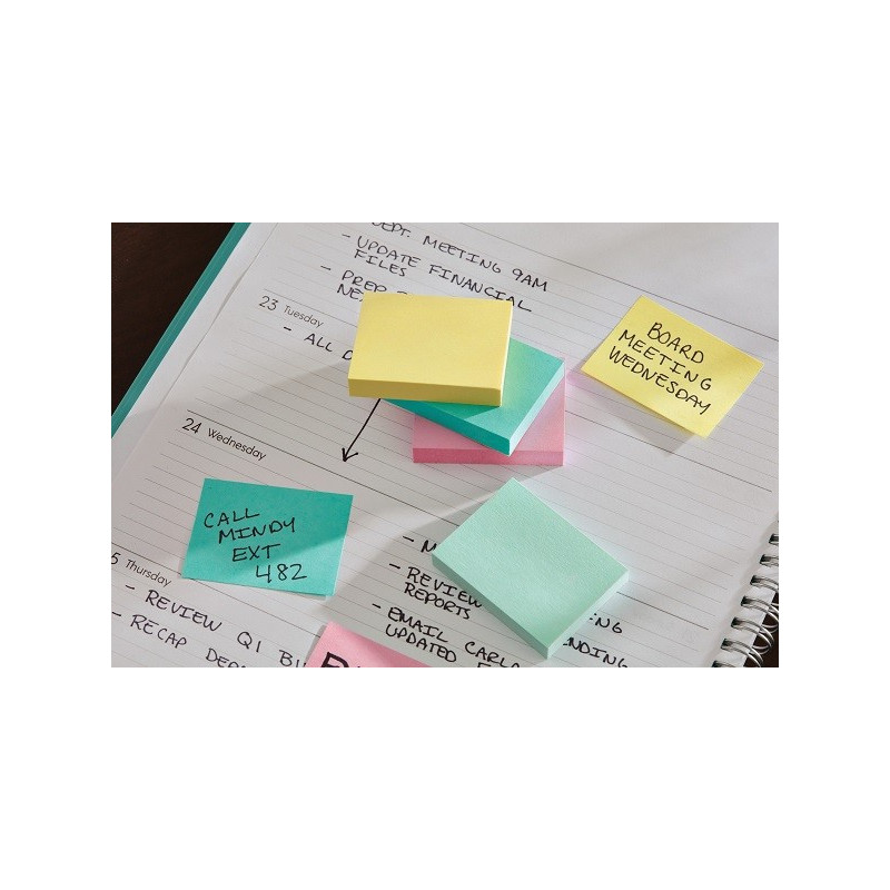 Post-It 654 76x76mm Viestilappu Beach-värilajitelma