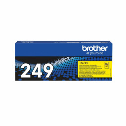 Alkuperäinen 4000 sivun tulostuskasetti Brother TN-249Y Yellow 4K Laserkasetti