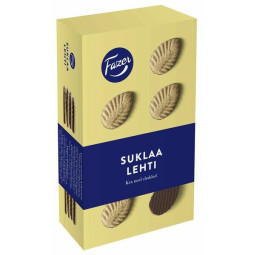 Fazer Suklaalehti 185g - Kevyt kuin puusta leijaileva lehti