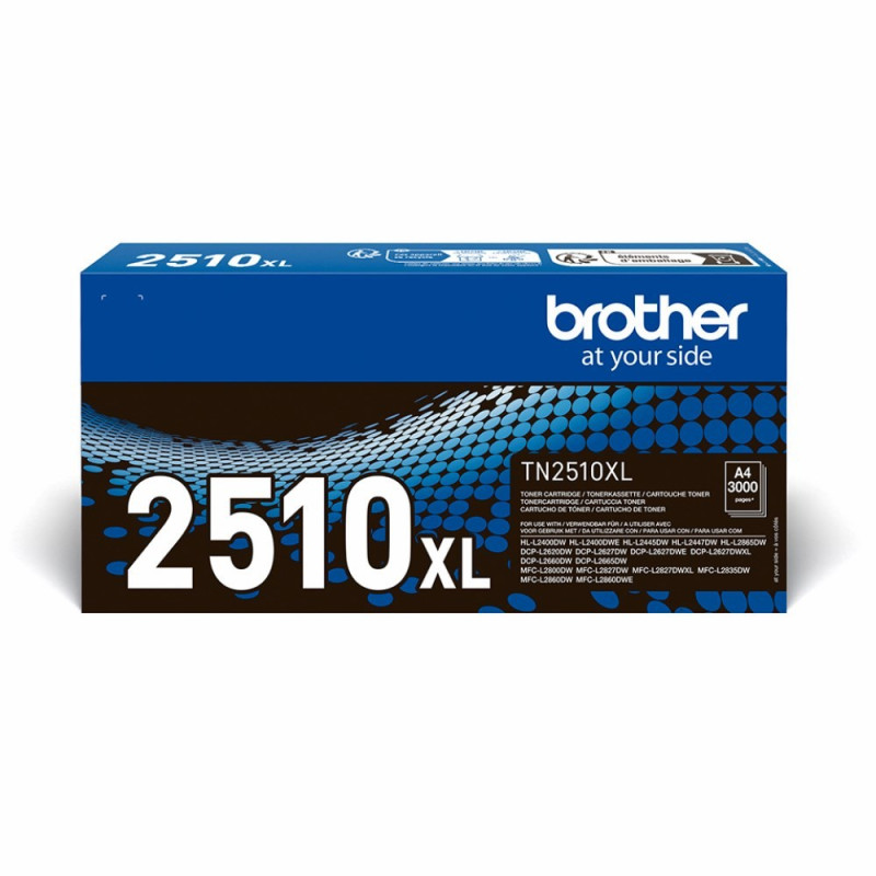 Brother TN2510XL Musta 3K Laserkasetti