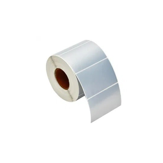 Kilpitarra 58x30mm PET Matt Silver /500kpl (rla)