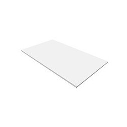 Pöytälevy 80x60cm valkoinen (jatkopala)