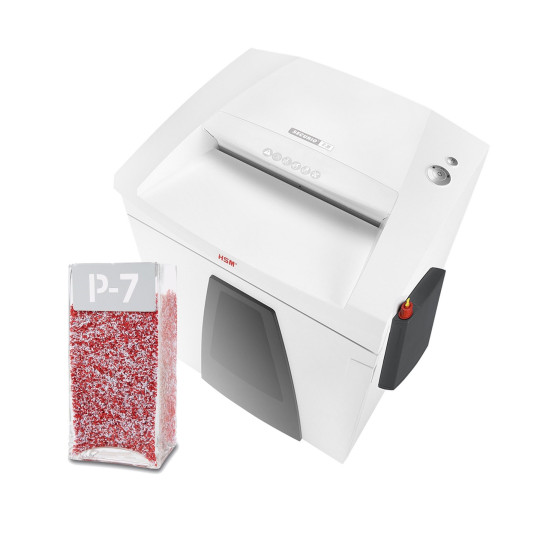 Silppuri P7 HSM Securio B35 1x5mm - Korkealuokkainen paperintuhoaja avokonttorikäyttöön