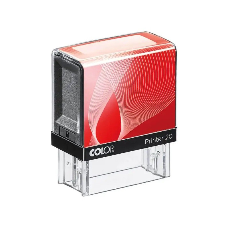 Leimasin Colop 20, omalla tekstilaatalla