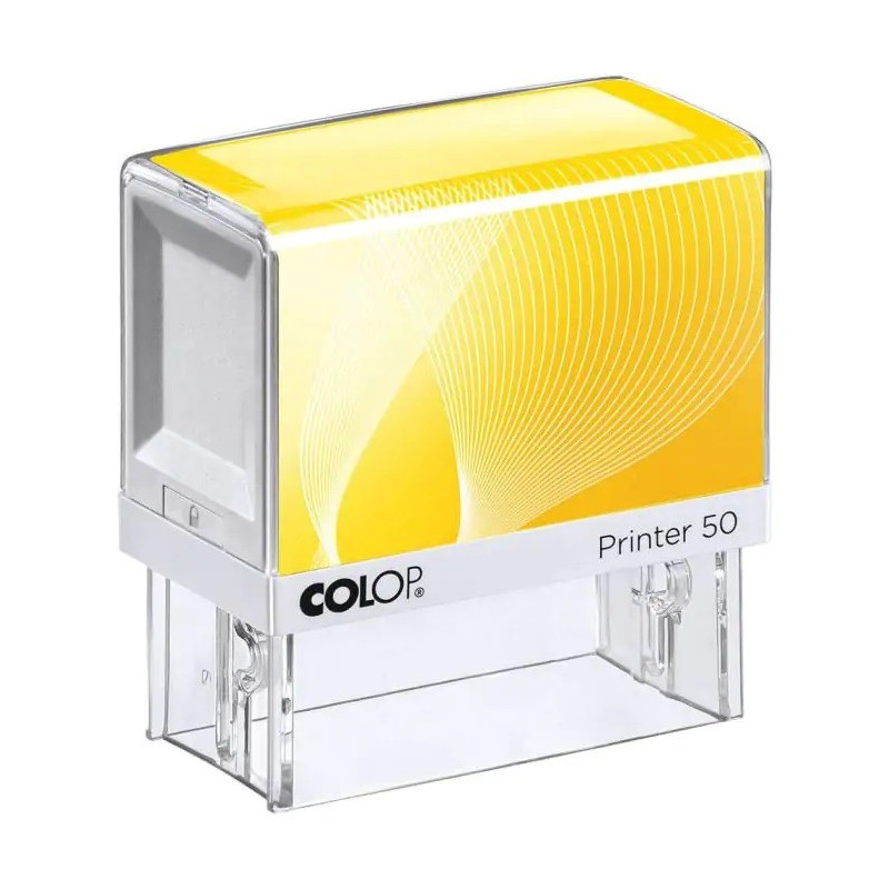 Leimasin Colop 50, omalla tekstilaatalla