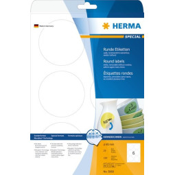 Herma 5068 Irtoava pyöreä 85mm tulostustarra /150