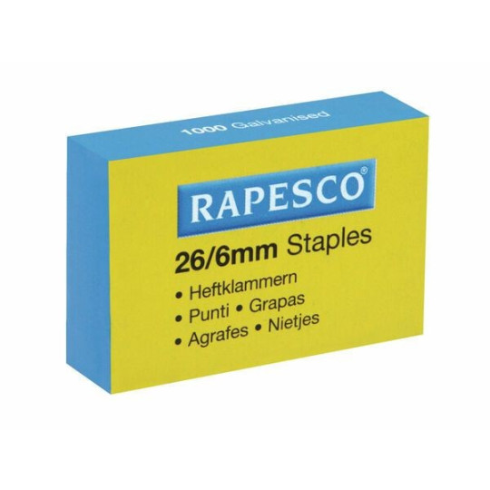 Nitomanasta 26/6 Rapesco /1000kpl (rasia)