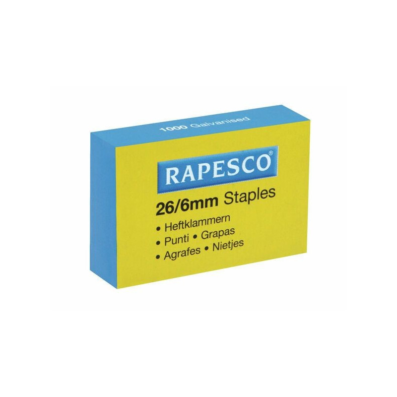 Nitomanasta 26/6 Rapesco /1000kpl (rasia)