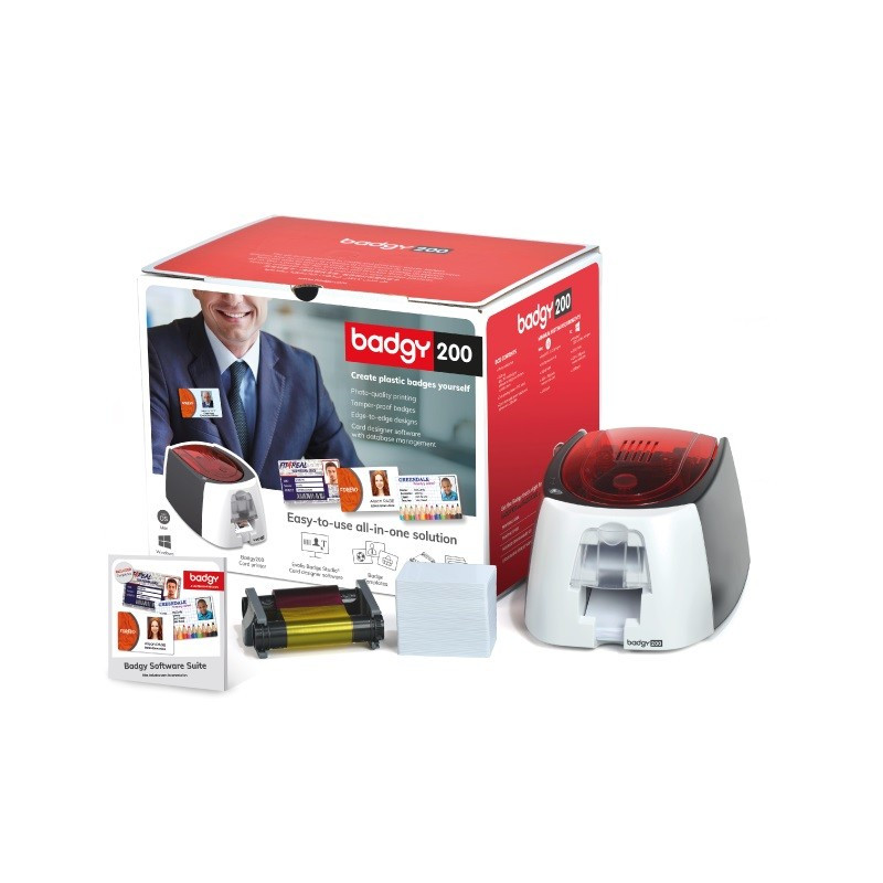 Korttitulostin Evolis Badgy200 - edullinen henkilökorttitulostin