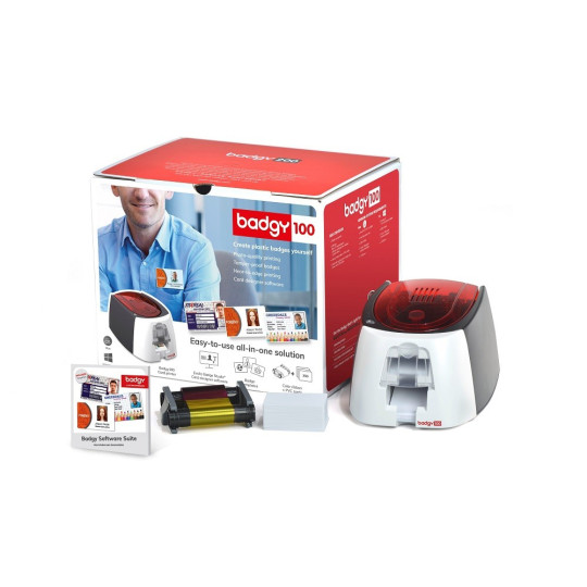 Korttitulostin Evolis Badgy100 - edullinen henkilökorttitulostin