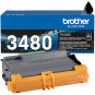 Brother TN-3480 Musta 8K Laserkasetti, alkuperäinen 8000 sivun tulostuskasetti.