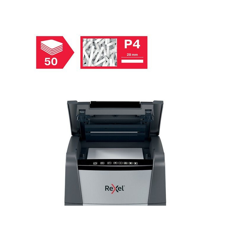 Silppuri P4 Rexel Optimum 50X automaattisyötöllä