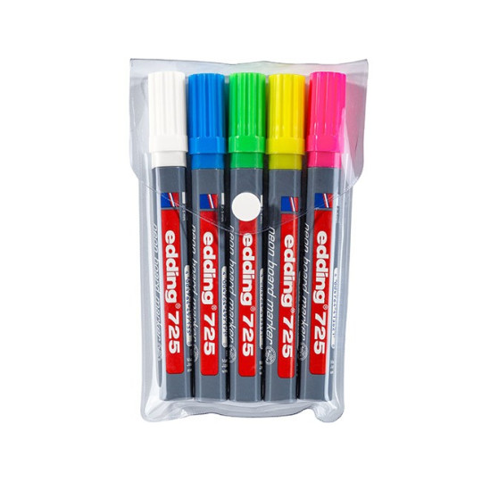 Taululiitu Neon Värilajitelma - Edding 725 Neon Board Marker