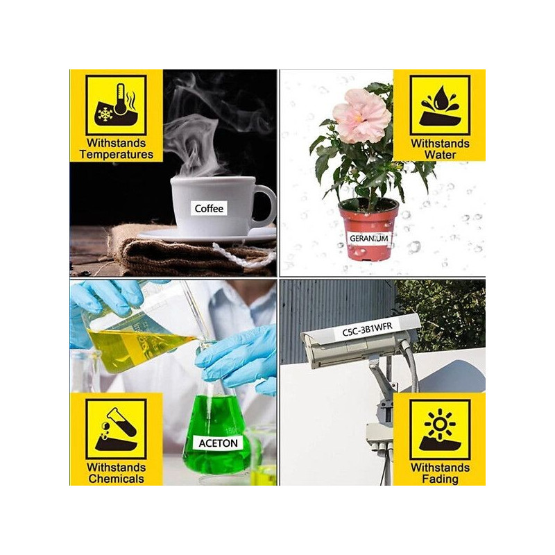 Tarranauha AZE-531 12mmx8m musta/sininen