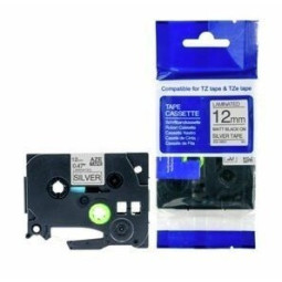 Tarranauha AZE-M931 12mmx8m musta/hopea