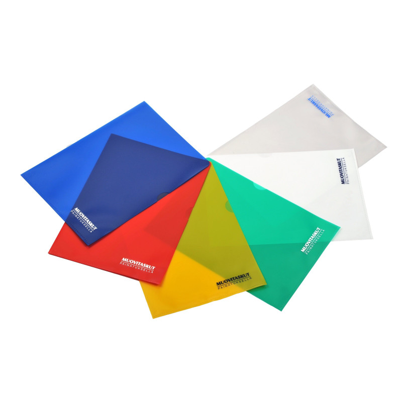 Muovitasku omalla painatuksella (foliopaino)