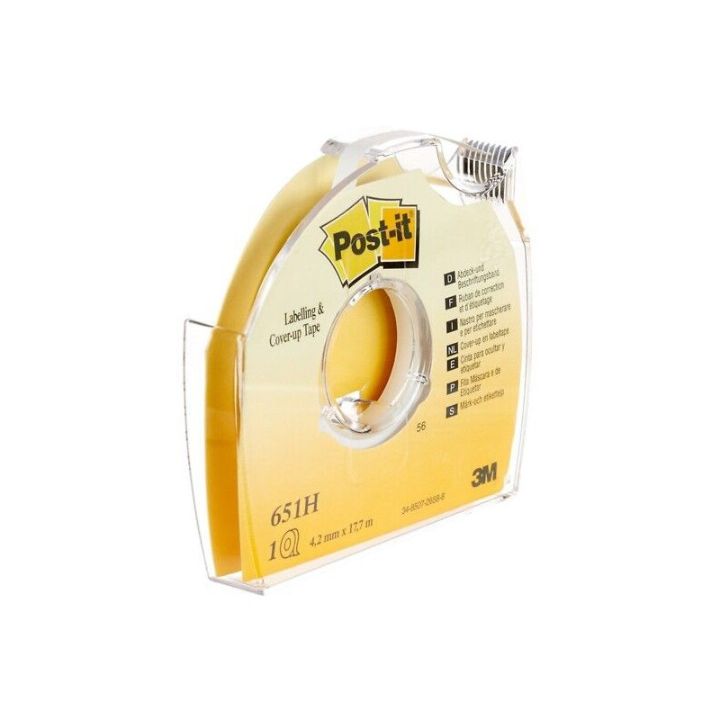 Peitenauha 4,2mm x 18m Post-It 651 - korjaa virheet siististi ja helposti