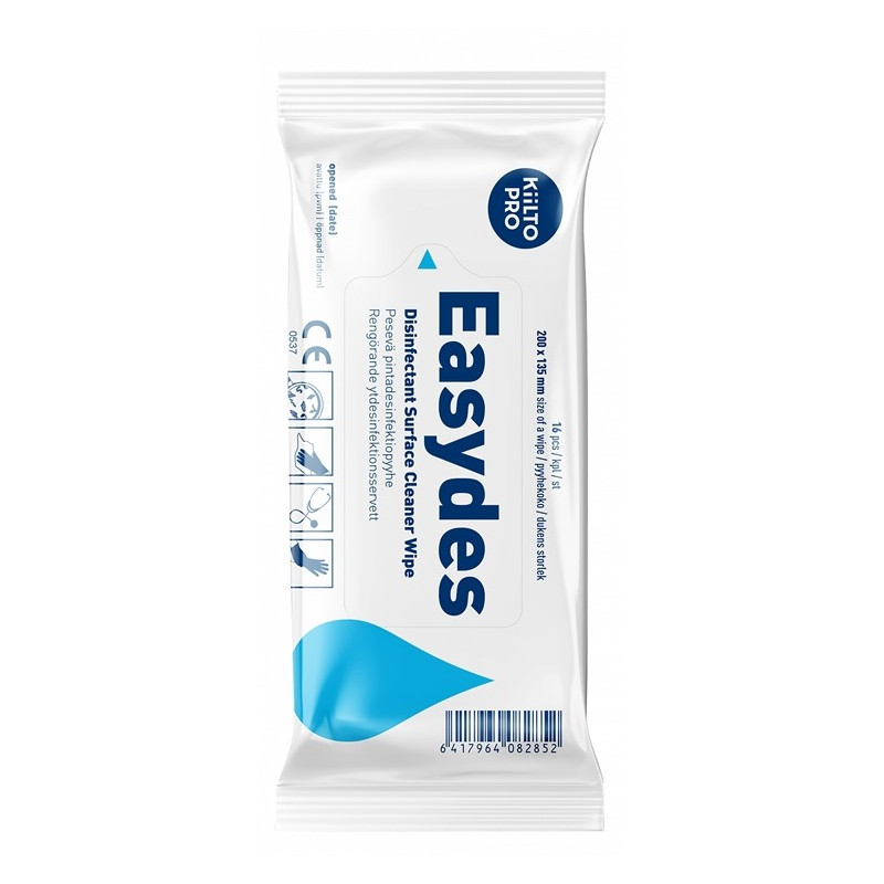 Kiilto Easydes desinfektiopyyhe /16kpl