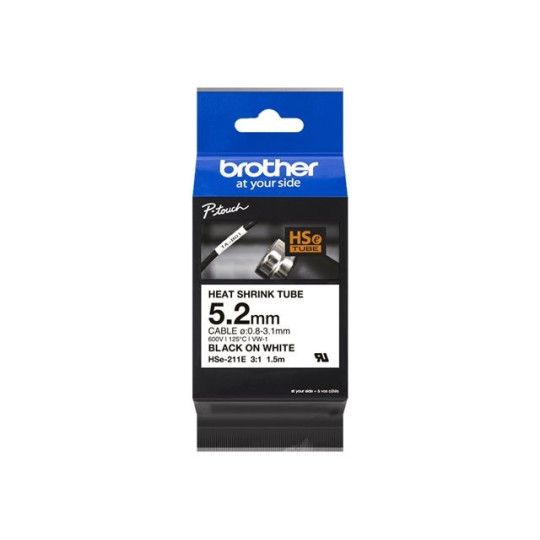 Brother Kutistesukka 5,2mm / 1,5m Heat Shrink Tube