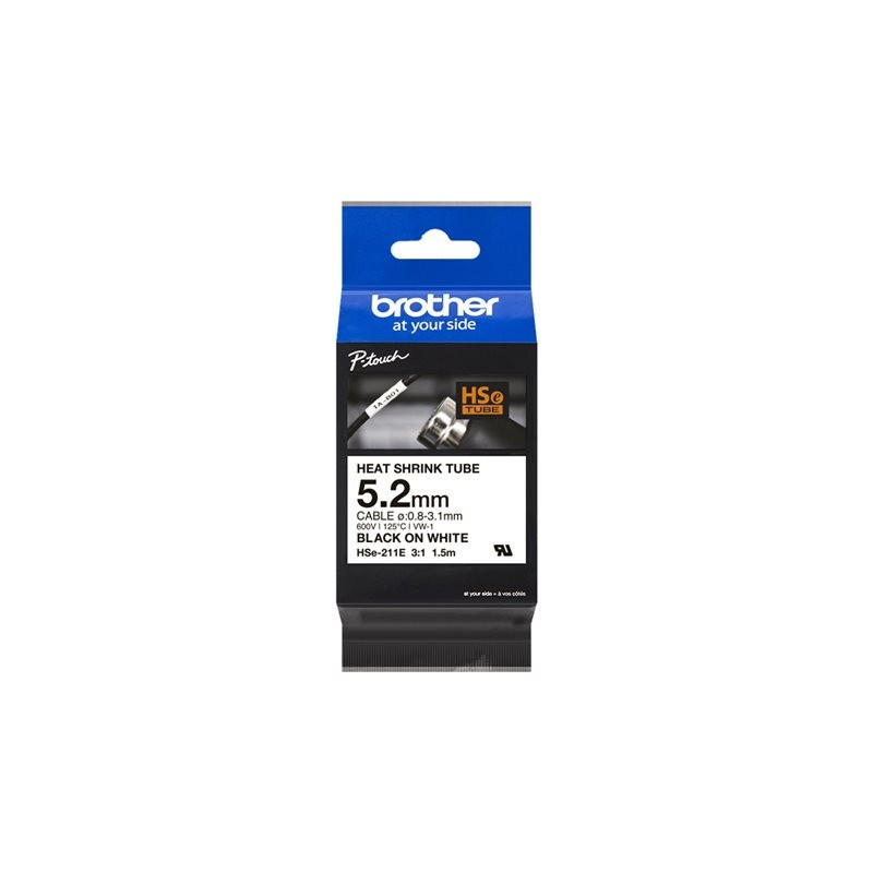 Brother Kutistesukka 5,2mm / 1,5m Heat Shrink Tube