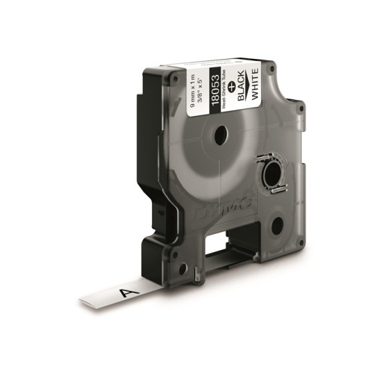 Dymo RP 9mm Valkoinen Lämpökutistesukka