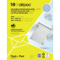 Kuplapussi 370x480 AirPac 10/20 Valkoinen /10kpl