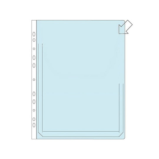Paljekansiotasku PVC 180my läpätön