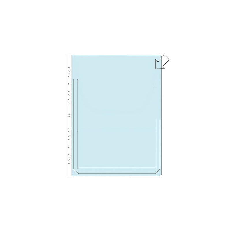 Paljekansiotasku PVC 180my läpätön