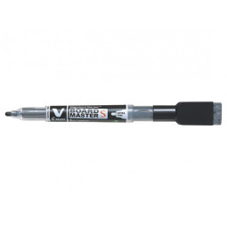 Taulutussi Pilot Board Master S - ohut taulukynä magneetilla ja pyyhkimellä