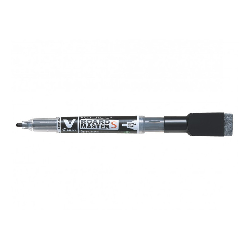 Taulutussi Pilot Board Master S - ohut taulukynä magneetilla ja pyyhkimellä