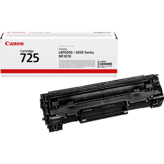Canon 725 Musta 1,6K Laserkasetti