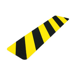 Varoitusteippi 150x610mm keltainen/musta - huomioteippi lattiaan