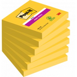 Viestilappu Post-It SS Ultrakeltainen 76x76mm /6x90kpl