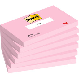 Viestilappu Post-It Ultrapinkki 76x127mm /6x100kpl