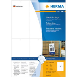 Hintalappumuovi 70x148mm Herma 8047 - helposti tulostettava hintalappu A4-arkilla