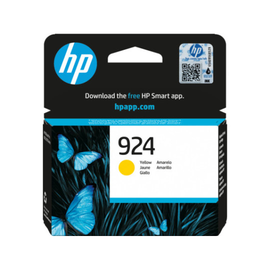 HP No 924 Mustepatruuna Yellow