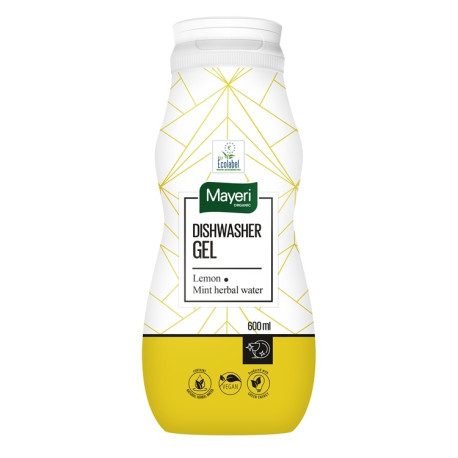 Konetiskigeeli 600ml Mayeri ORGANIC - ekologinen ja vegaaninen tiskiaine