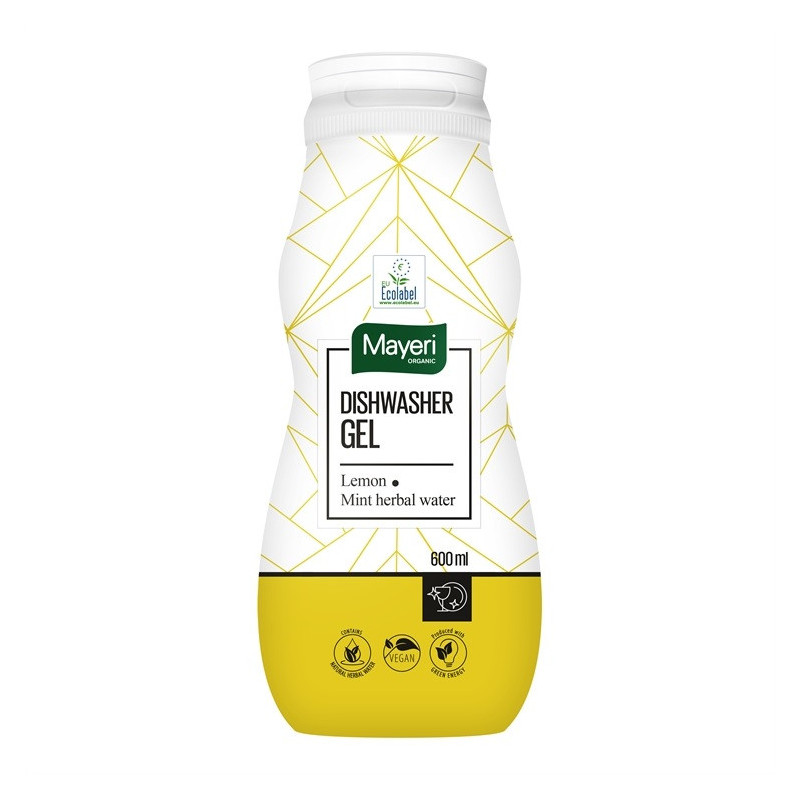 Konetiskigeeli 600ml Mayeri ORGANIC - ekologinen ja vegaaninen tiskiaine