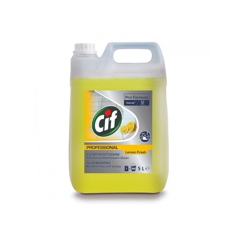 Yleispuhdistusaine 5L Cif Professional Formula Lemon