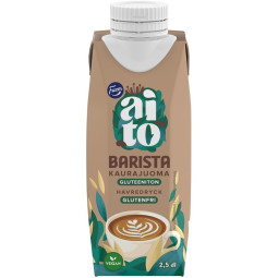 Kaurajuoma 250ml Fazer Aito Barista - kätevä annospakkaus